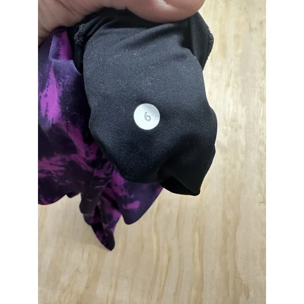 Lululemon Hit Your Stride Skirt Womens 6 Breezie‎ Regal Plum Black Tennis Skort